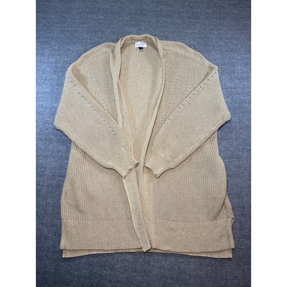 Universal Thread Women’s Cardigan-Large/Open Front Sweater/Beige/Pockets